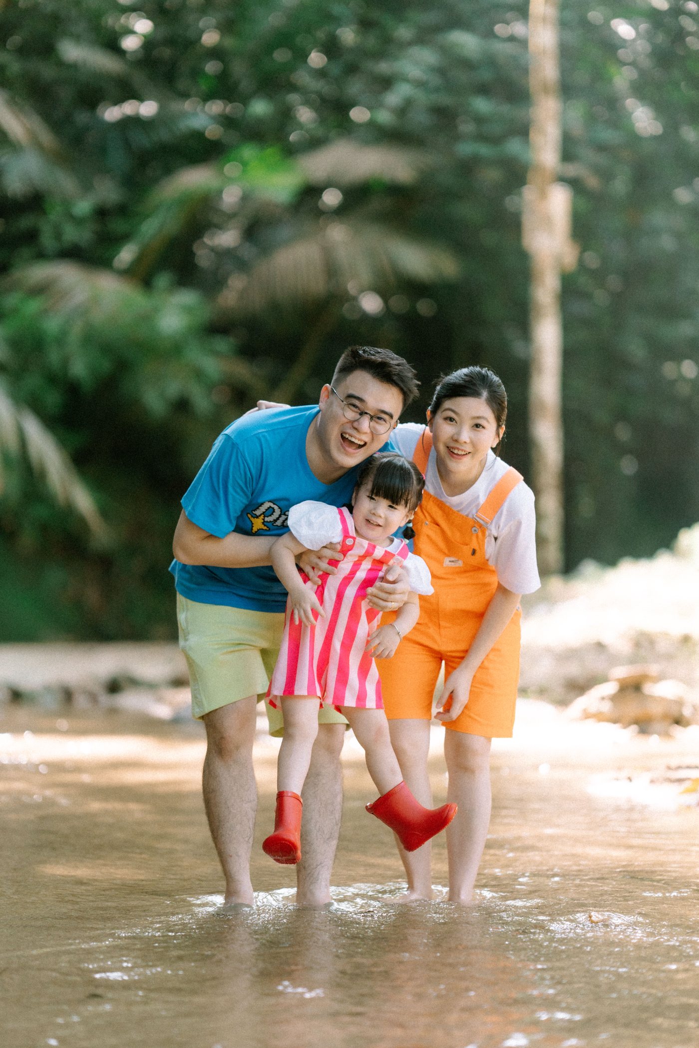 Dixon with his family